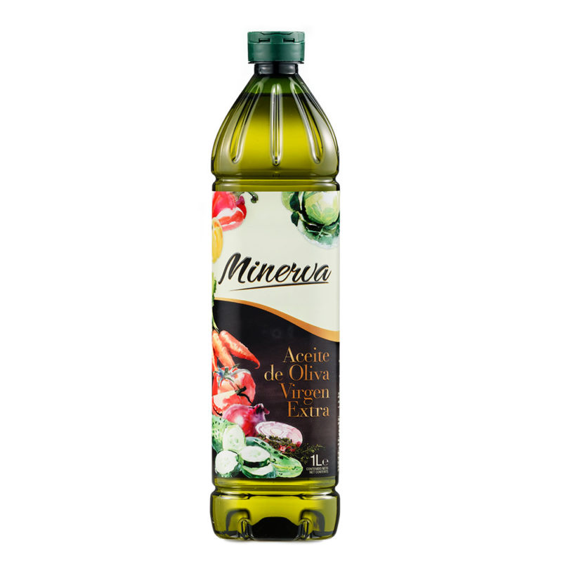 Minerva Virgen Extra PET 1L | AOVE Online | MUELOLIVA