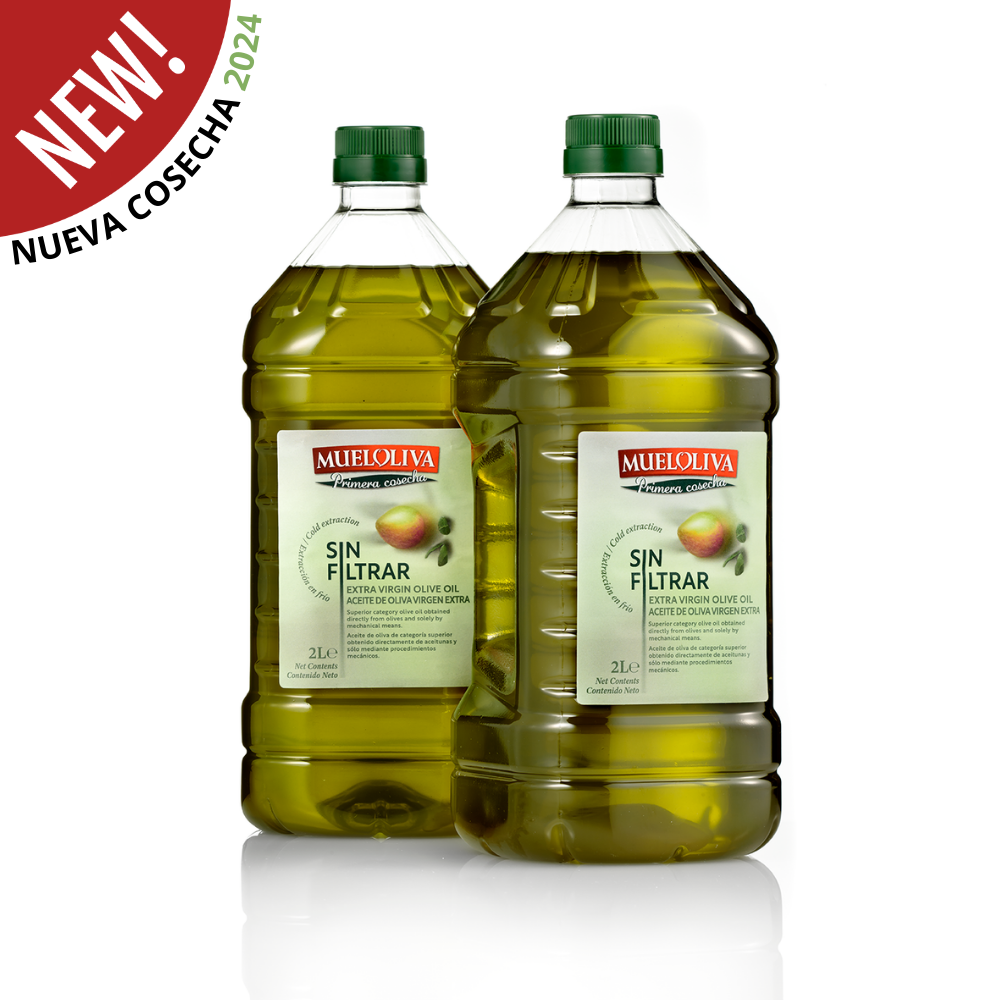 aceite de oliva virgen extra sin filtrar verde